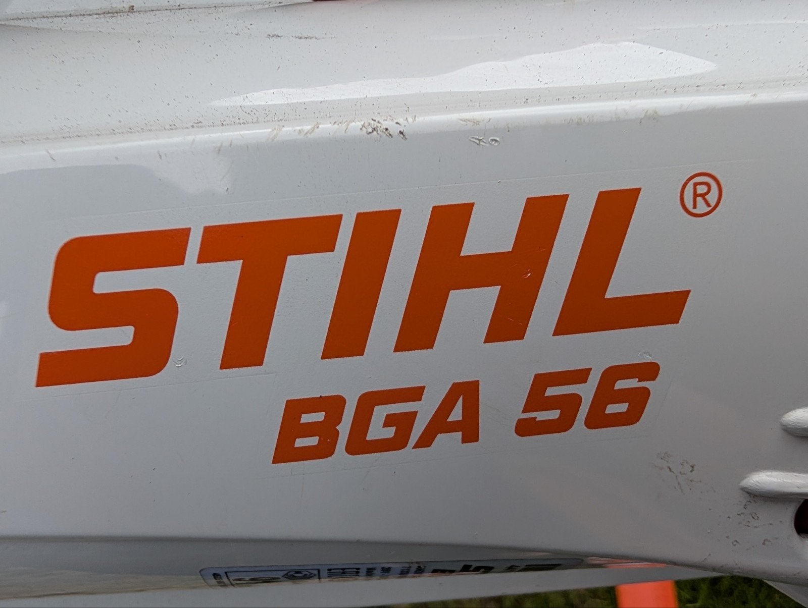 Stihl BGA 56 Accu Bladblazer, Tuin en Terras, Ophalen, Stihl, Zo goed als nieuw, Accu