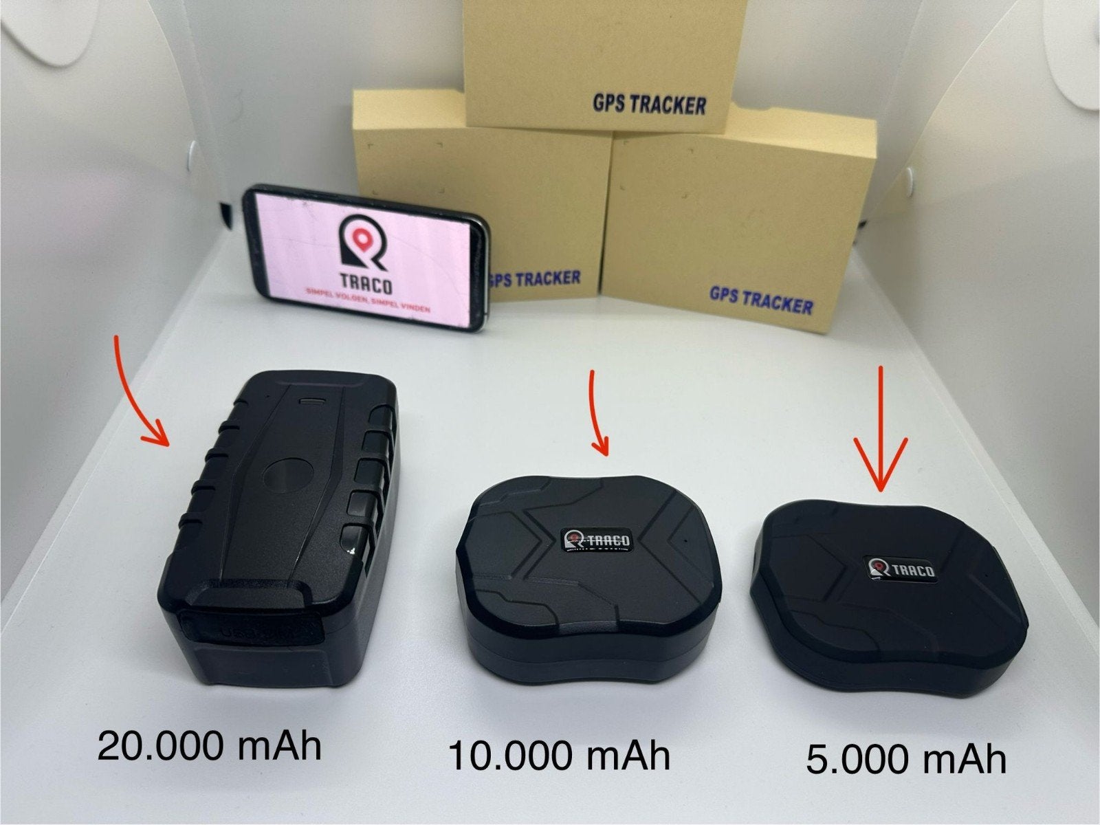 GPS Tracker TKSTAR 4G TK918C, TK905B TK905 - Magneet en App