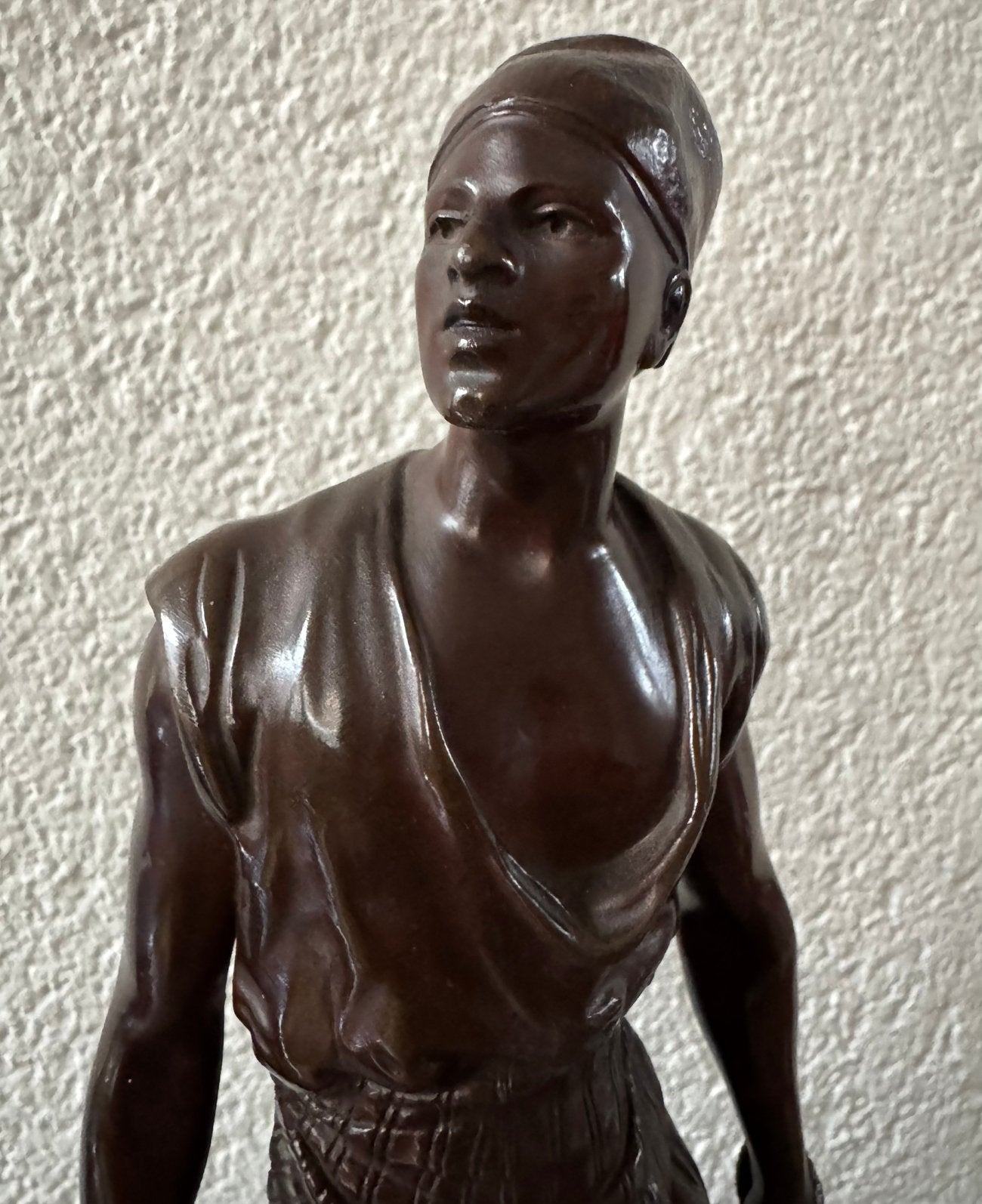 Jean-Didier Début (1824-1893) De Tunesische Waterdrager, Ophalen, Handgemaakt, Brons, 20 - 50 cm
