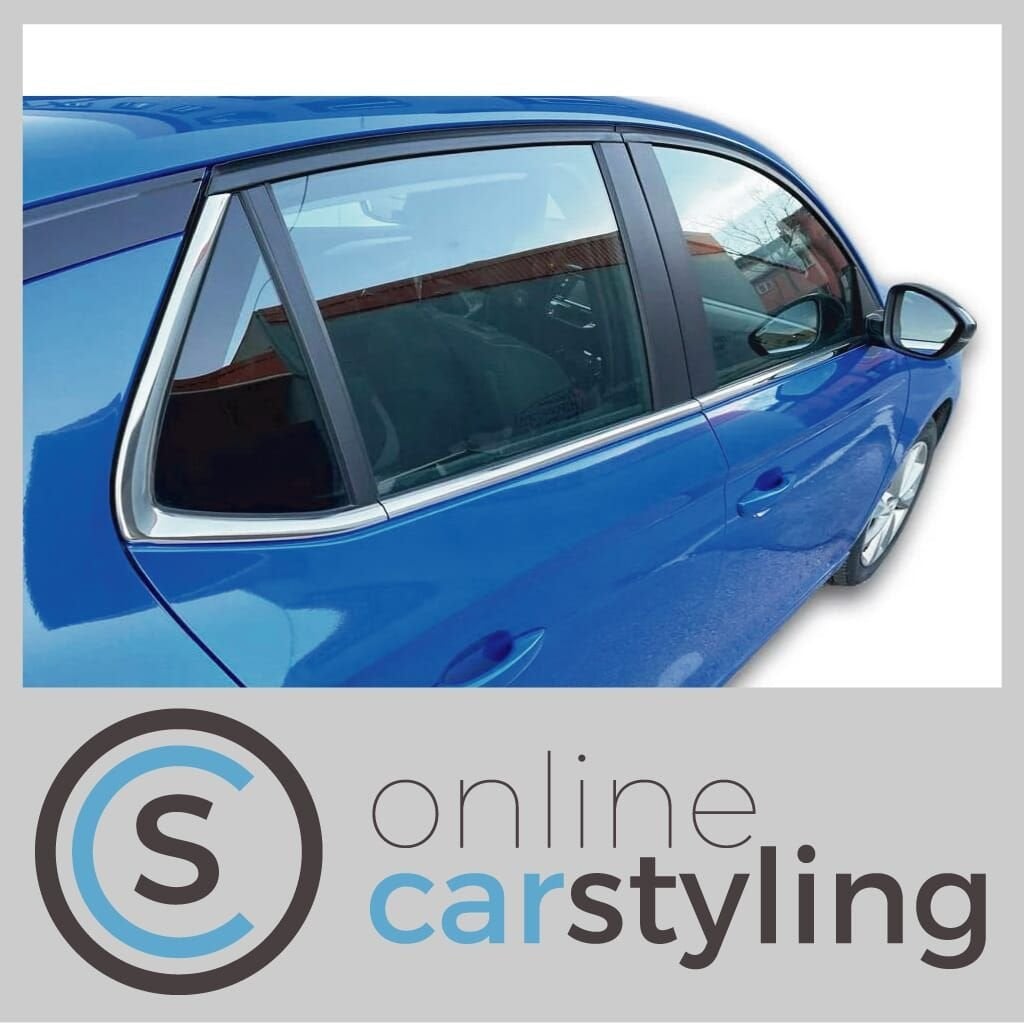 Chromen raamlijsten opel Corsa F, -, -, Opel, Nieuw