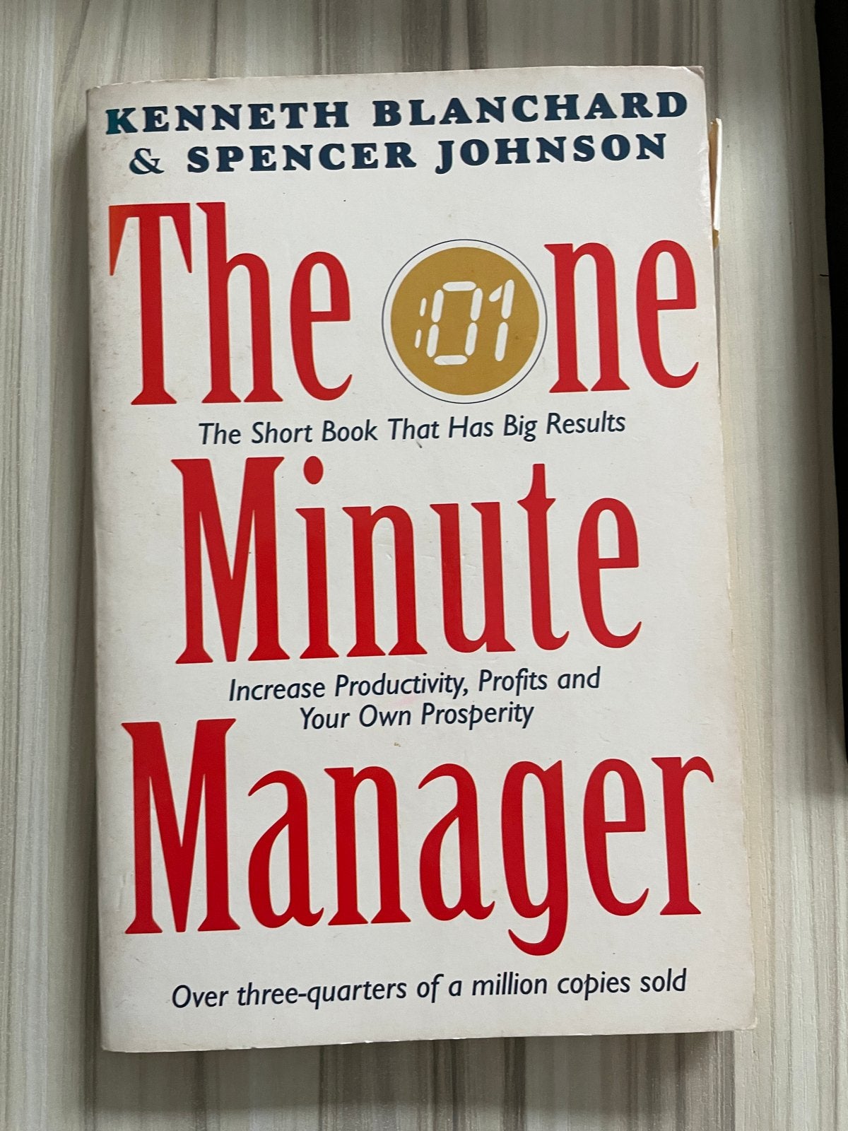 The One Minute Manager - Kenneth Blanchard & Spencer Johnson, Ophalen, Gelezen, Management