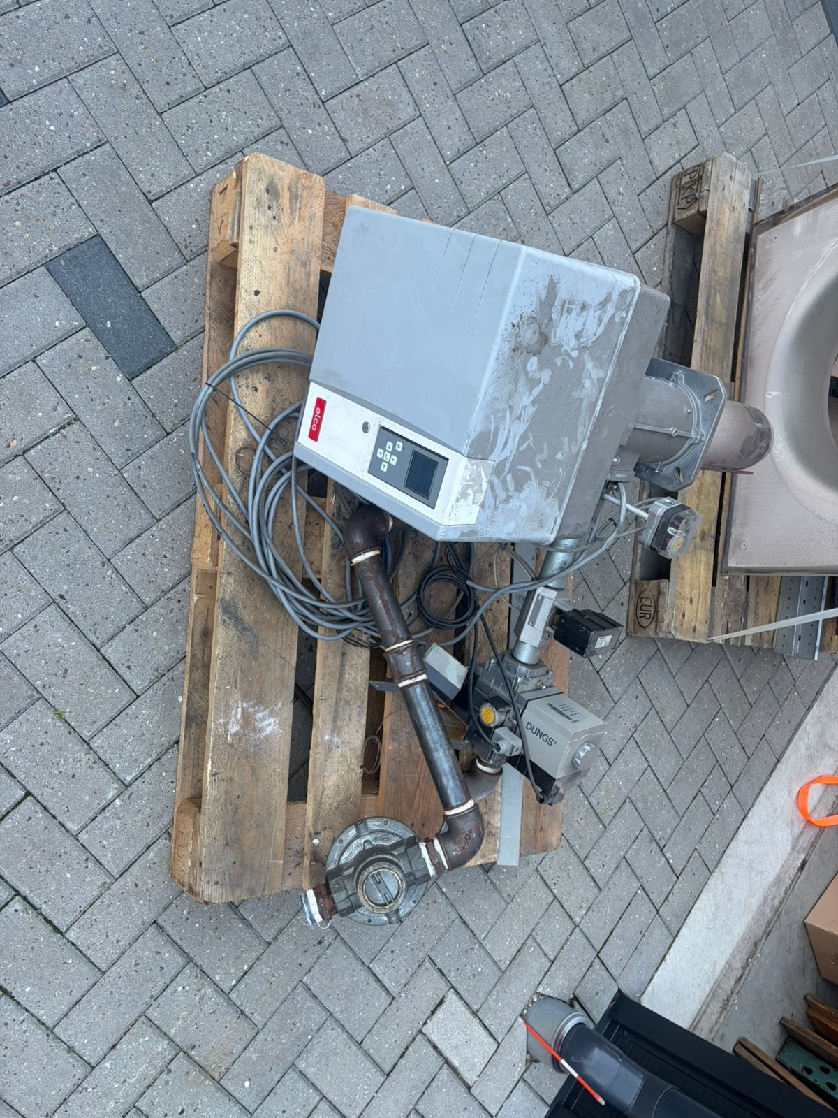 Te koop gas brander komt van poedercoat straat natlak oven, .., 60 cm of meer, Vrijstaand, ..