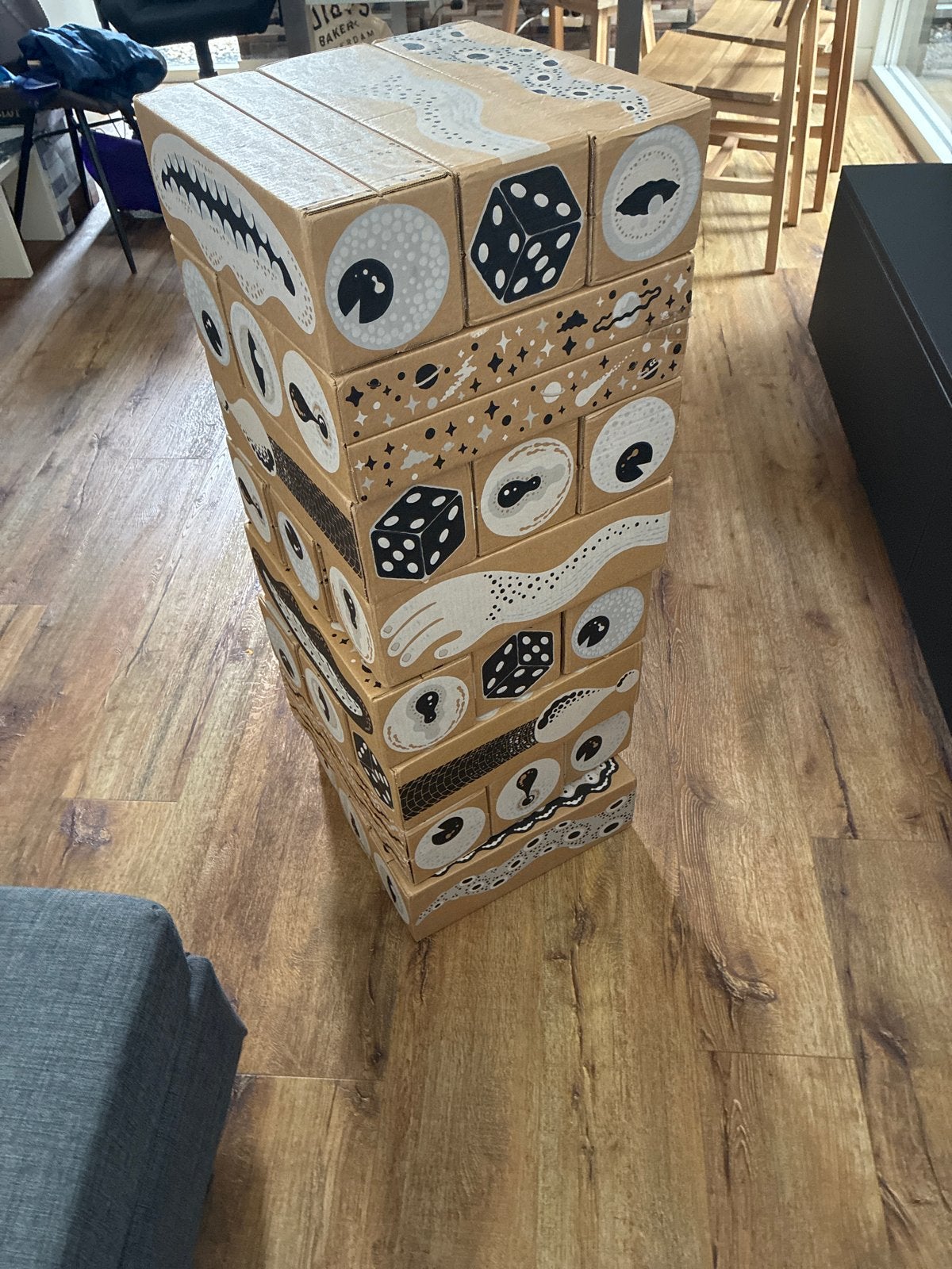 Jenga XL - Groot formaat stapelspel, Ophalen, Gebruikt