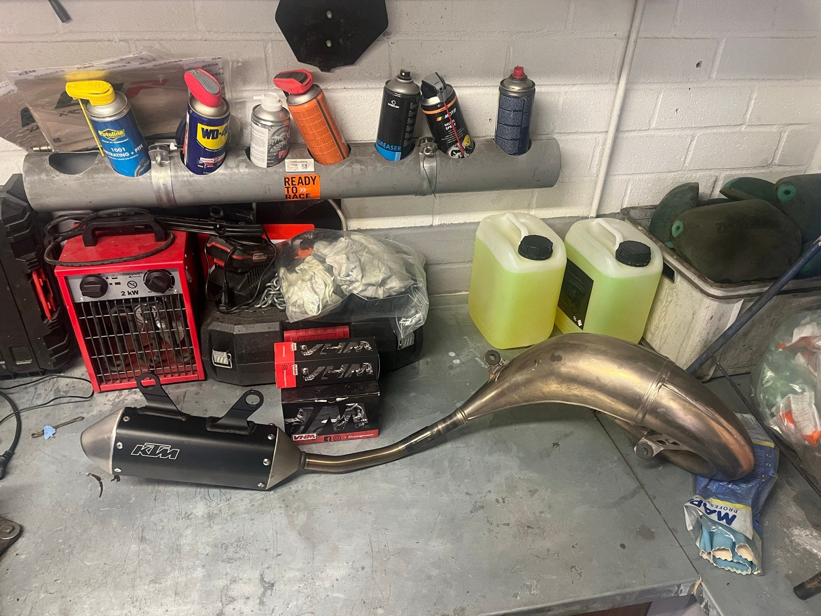 KTM Uitlaat sx 125 23/27, Ophalen of Verzenden, Gebruikt
