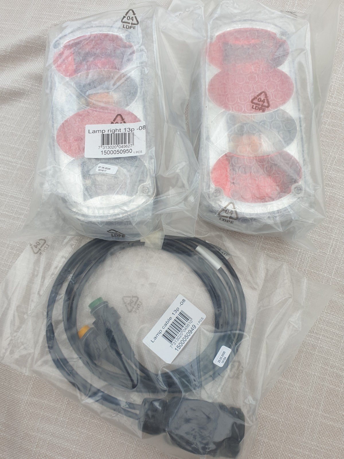 NIEUW complete Thule verlichtingsset fietsendrager/aanhanger, Ophalen of Verzenden, Nieuw