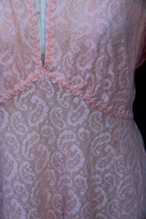 Originele retro Hanro jurk 50s 60s maat 44 vintage Vaste AAN, Kleding | Dames, Hanro, Verzenden, Zo goed als nieuw, Maat 42/44 (L)