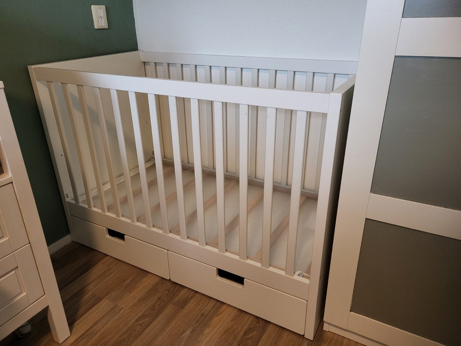 Ikea Stuva ledikant met lades incl Himlavalv matras, Ophalen, Gebruikt, Ledikant