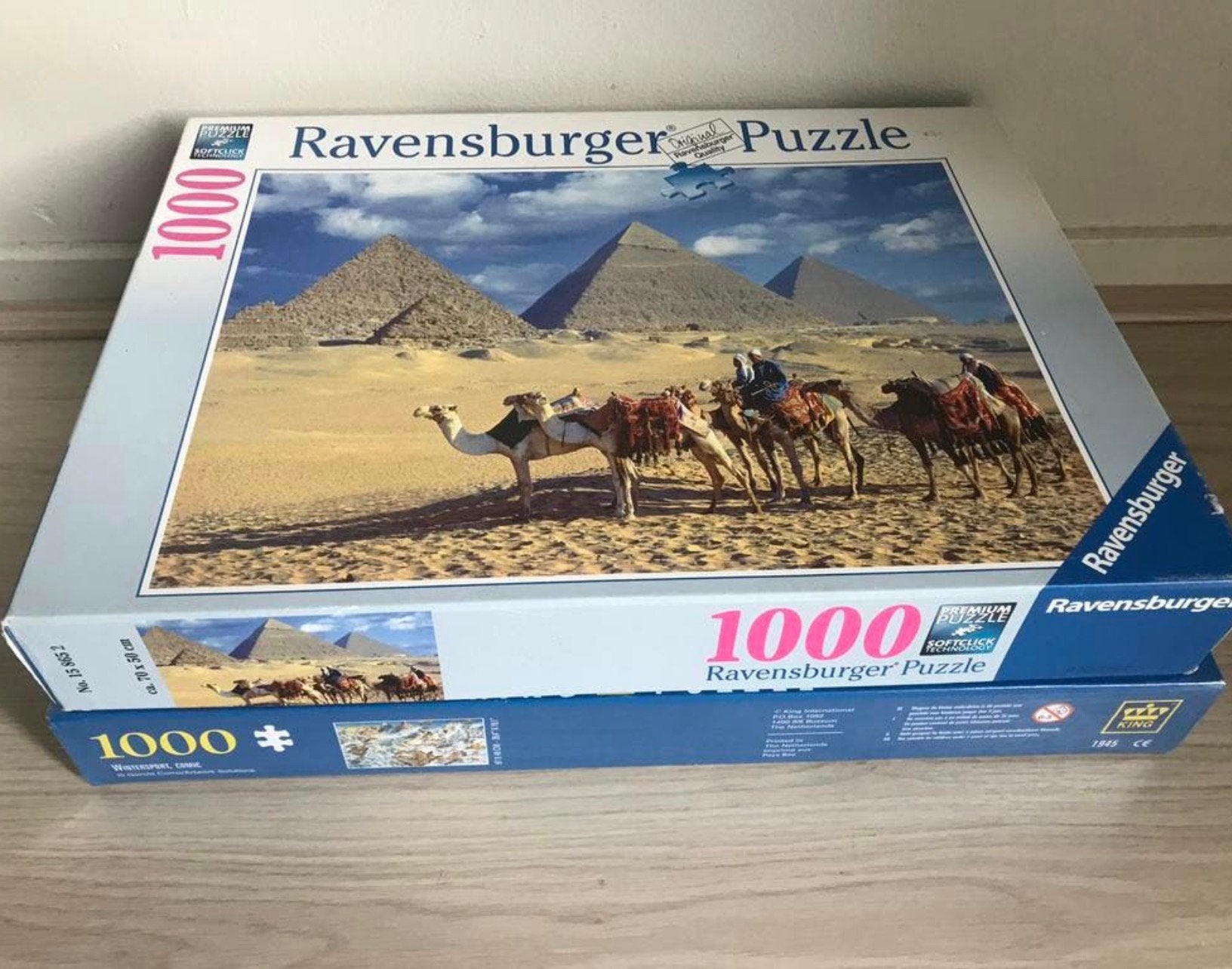 Diverse Legpuzzels: Ravensburger, King - 1000+ stukjes, Ophalen of Verzenden, Meer dan 1500 stukjes, Zo goed als nieuw, Legpuzzel