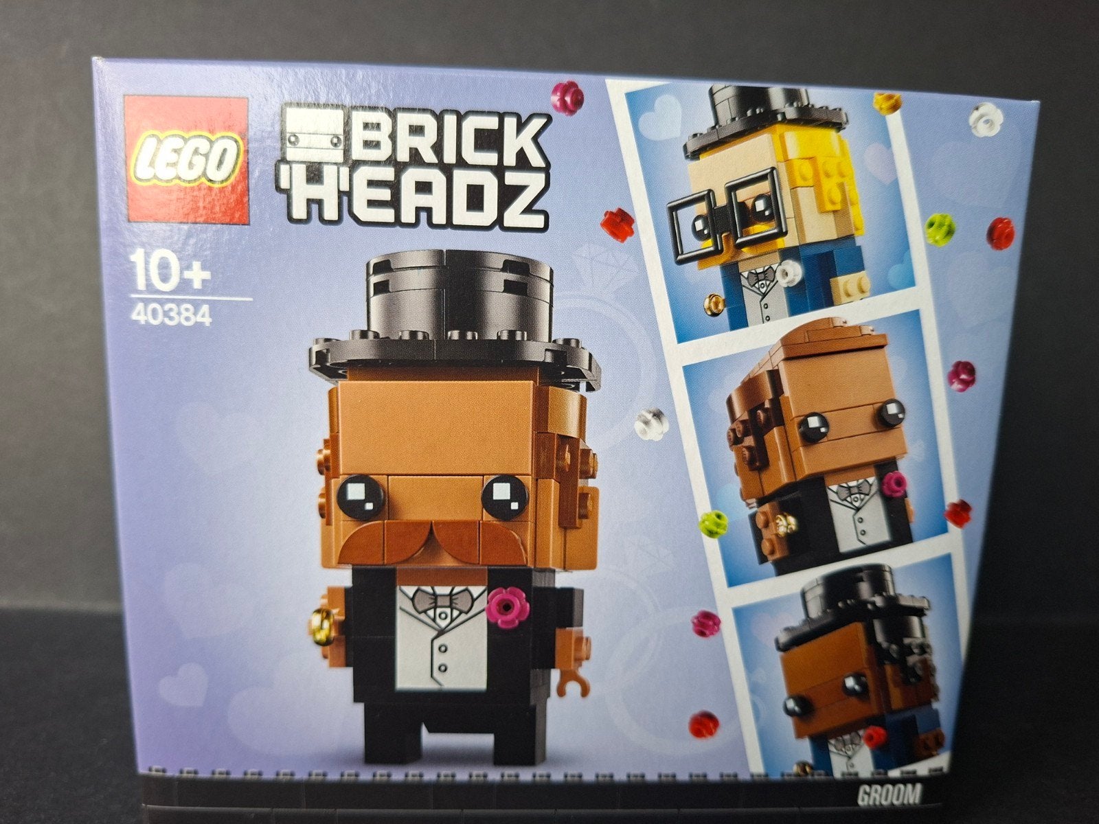 Lego minifig NIEUW BrickHeadz 40384 Bruidegom Groom Bruiloft, BrickHeadz, Lego, Nieuw, Ophalen of Verzenden