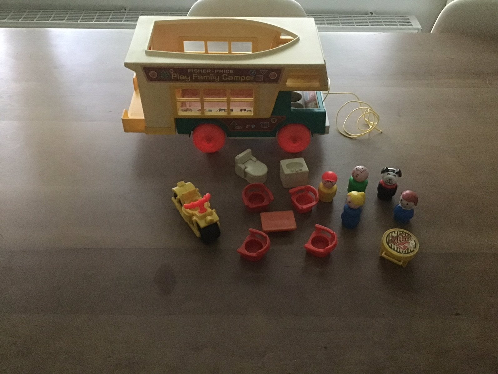 Fisher Price camper nr 994 geeft geluid als je rijdt mist, Kinderen en Baby's, Speelgoed | Fisher-Price, Ophalen of Verzenden