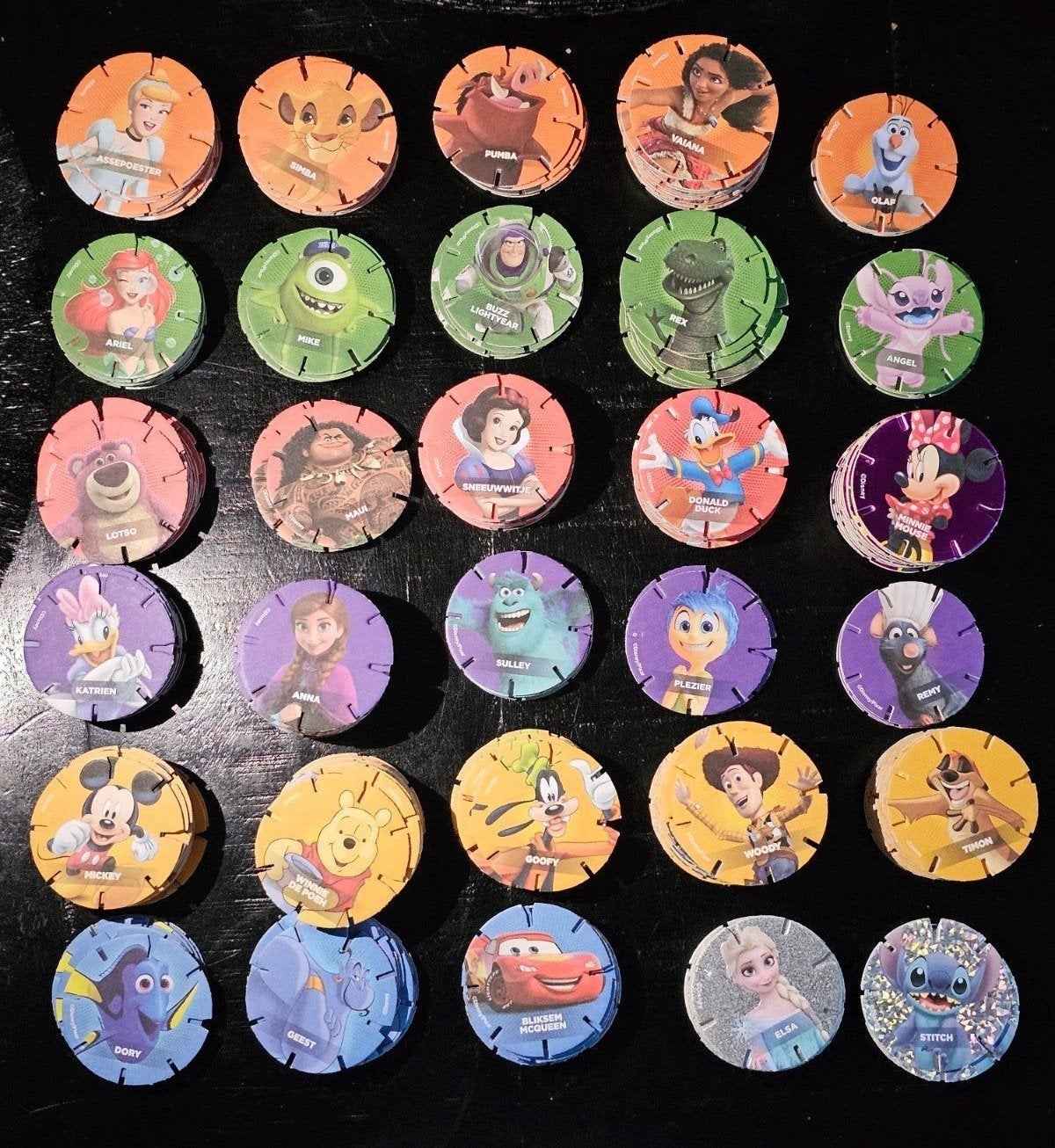 Disney Diskeyz Albert Heijn - Los of Complete Sets, Ophalen of Verzenden, Overige figuren, Gebruikt, Overige typen
