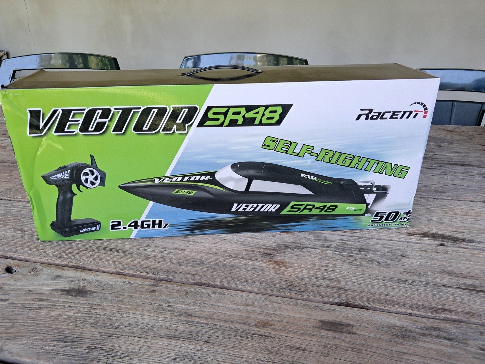 Racem Vector SR48 RC Boot - Project of Onderdelen, Ophalen of Verzenden, Gebruikt