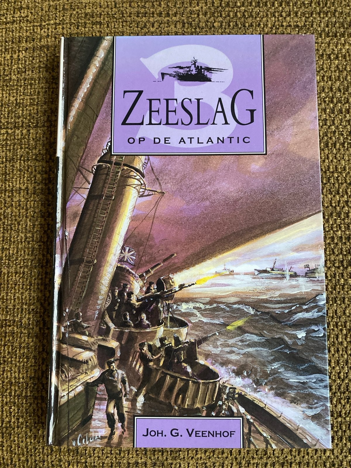 J.G. Veenhof - Zeeslag op de Atlantic, Boeken, Ophalen of Verzenden, Zo goed als nieuw, J.G. Veenhof