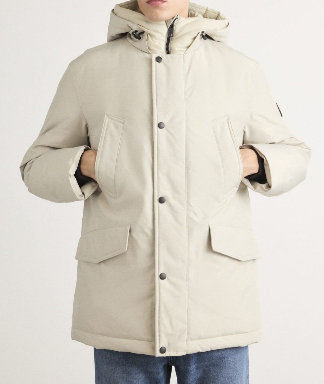 heren winterjas Boss, mt 50, Maat 52/54 (L), BOSS, Blauw, Ophalen of Verzenden