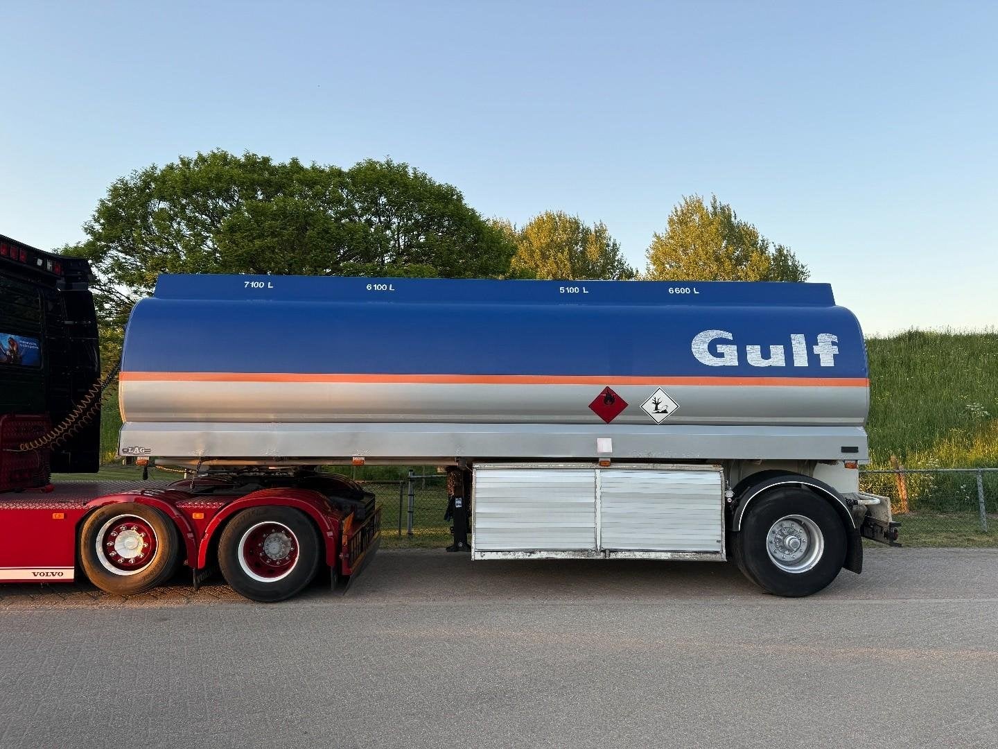 LAG Branstof 25.000 ltr, Brandstof, 4 compartimenten, ADR Be, Overige kleuren, Overige brandstoffen, Origineel Nederlands, Bedrijf