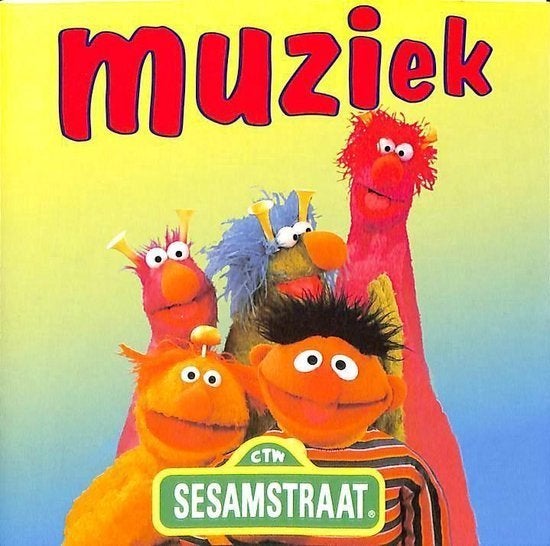 Sesamstraat Muziek CD - Krasvrij - Kinderliedjes, Cd's en Dvd's, Cd's | Kinderen en Jeugd, 6 tot 9 jaar, Ophalen of Verzenden