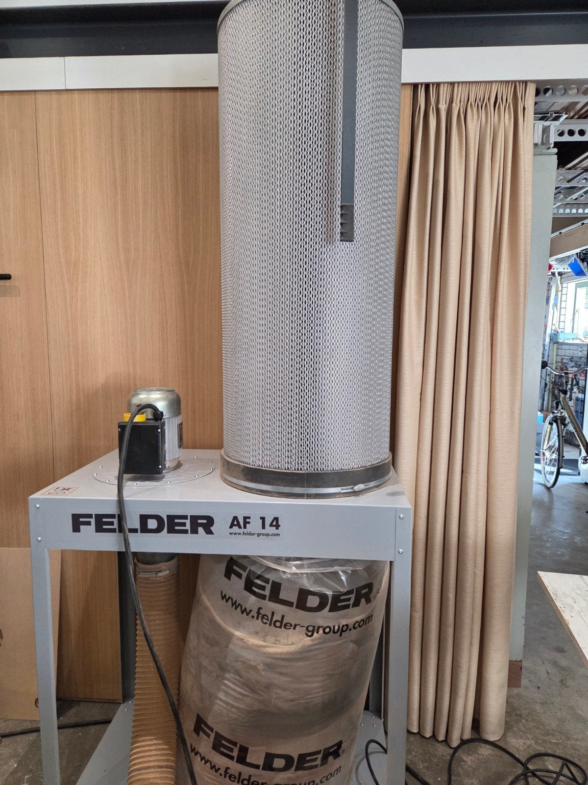 Felder AF 14 Afzuiginstallatie voor houtbewerking, Ophalen