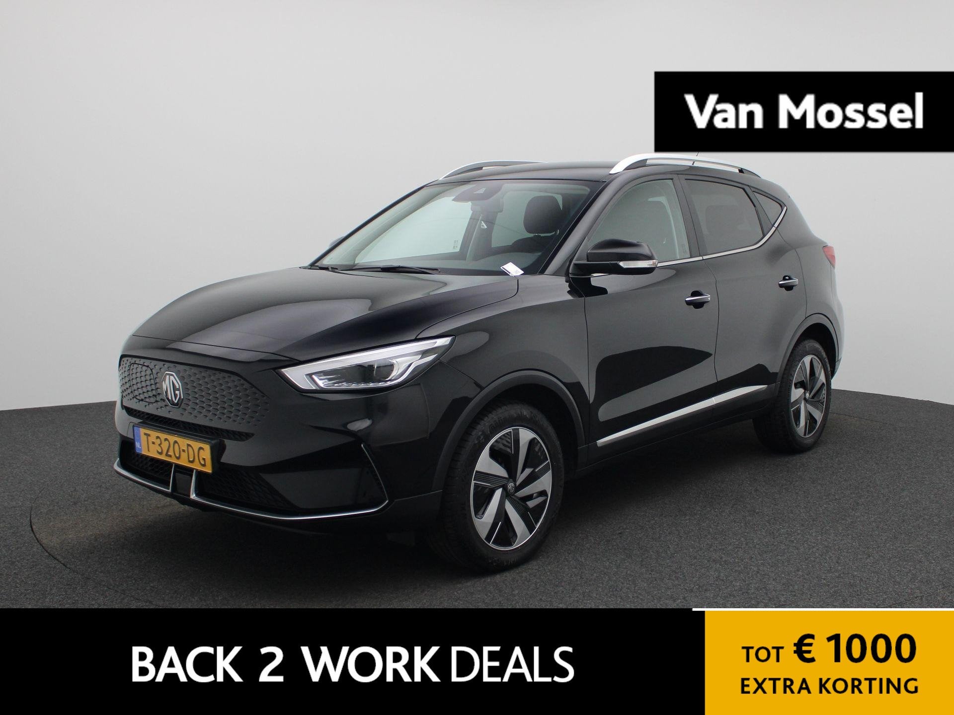 MG MG ZS EV EV Long Range Comfort 70 kWh | Navigatie | Camer, Auto's, MG, Stof, 100 %, Zwart, Origineel Nederlands