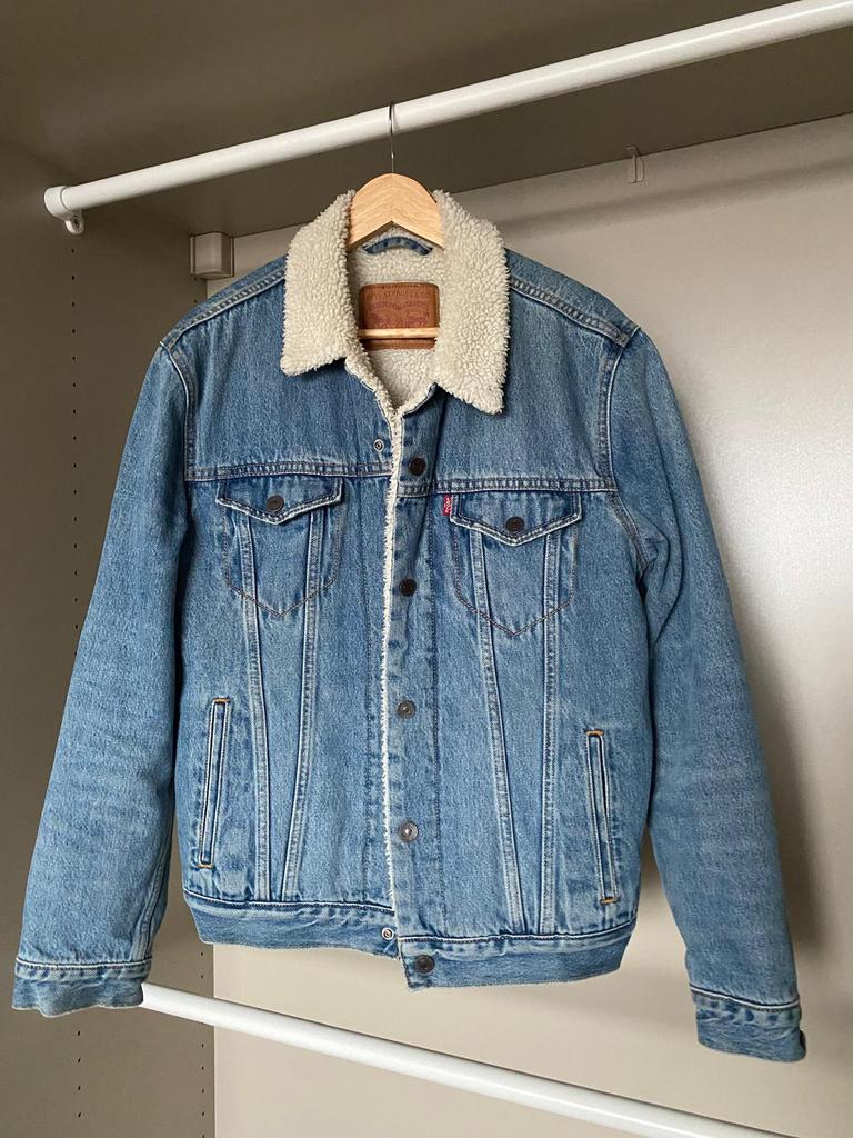 Levi’s Sherpa, Ophalen of Verzenden, Zo goed als nieuw, Maat 48/50 (M), Blauw