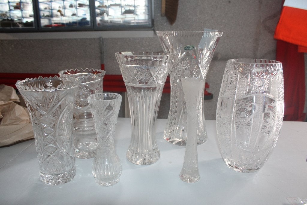 kristal vazen en glazen, Ophalen, Glas of Glazen, Nieuw, Glas
