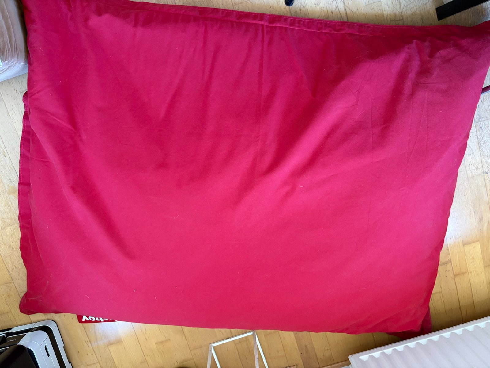 Fatboy Zitzak Rood - Comfortabel en Wasbaar, Huis en Inrichting, Zitzakken, Ophalen, Gebruikt, Rood, Zitzak