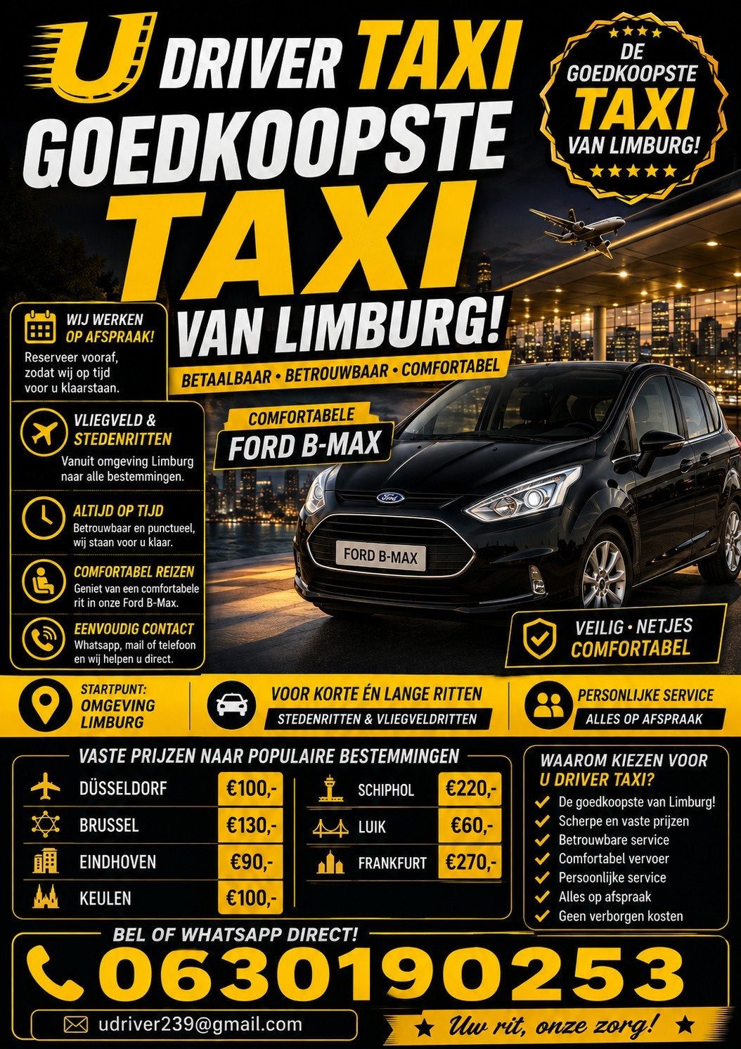 udriver taxi, Overige vormen
