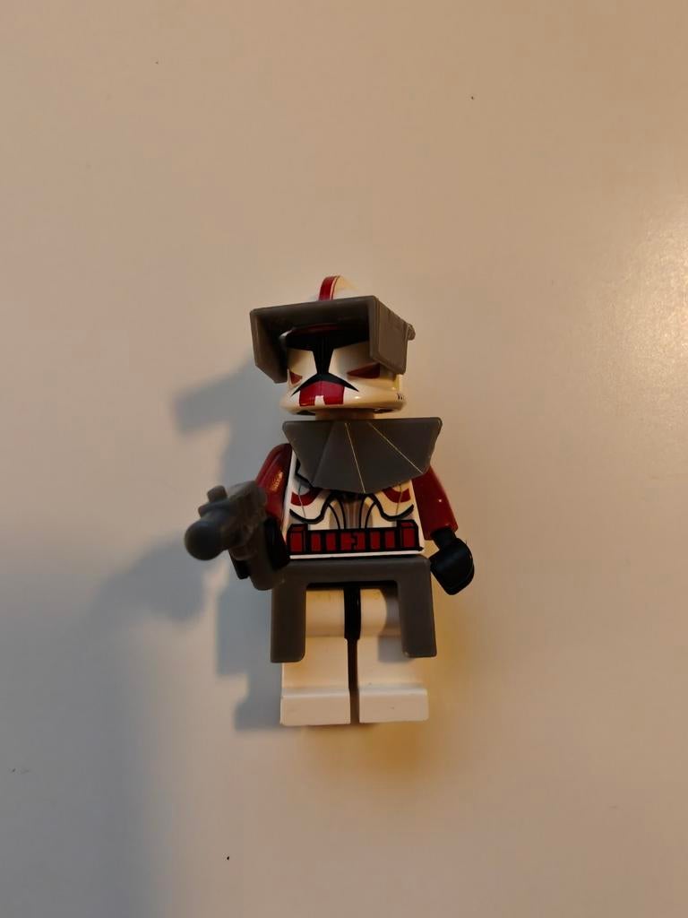 LEGO Star Wars Clone Commander Fox minifig sw0202a, Ophalen of Verzenden, Gebruikt