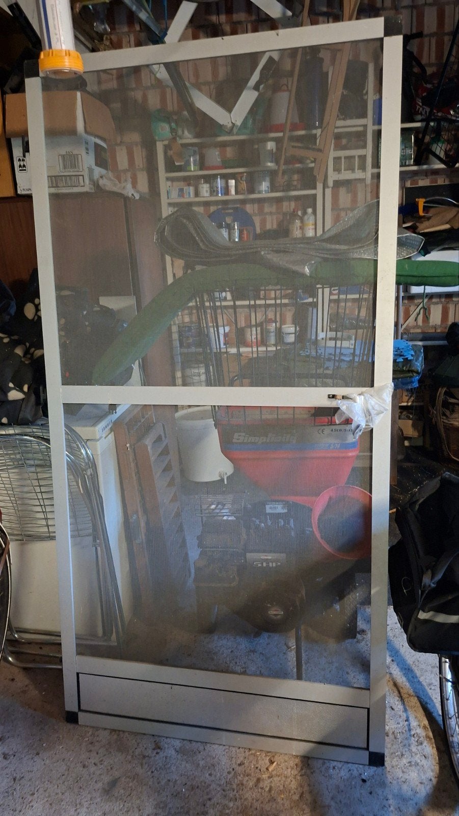 Hordeur - Aluminium frame, 190x90 cm, Doe-het-zelf en Verbouw, Deuren en Horren, Gebruikt, 80 tot 100 cm, Hordeur, Minder dan 200 cm