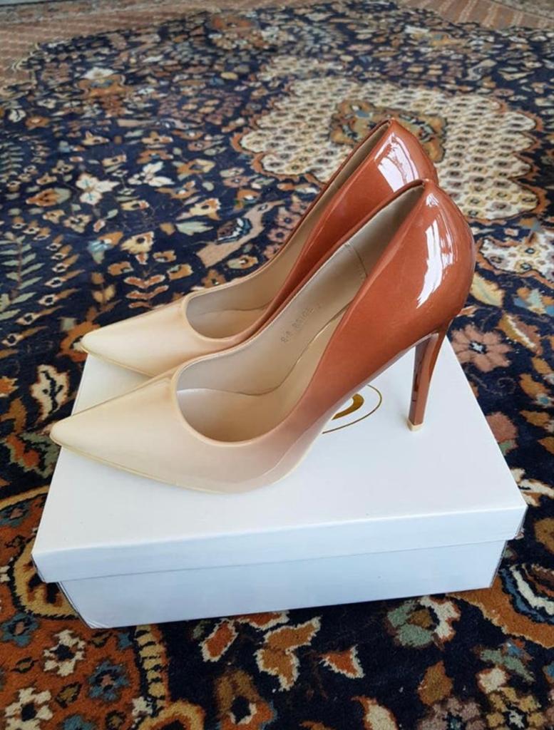 Pumps met hoge hak maat 39, Ophalen of Verzenden, Nieuw, Bruin, Pumps