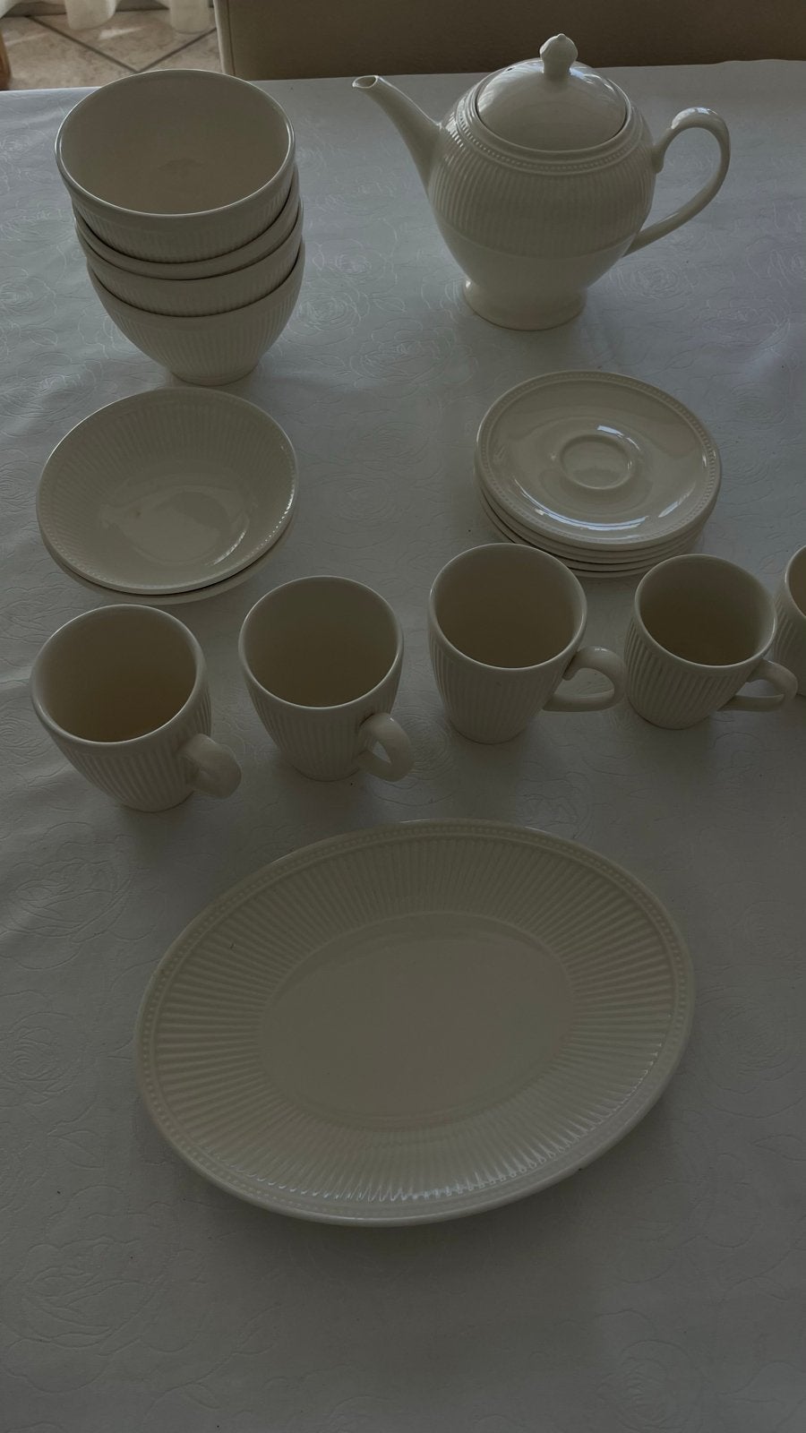 Wedgwood Edme Servies - diverse onderdelen, Ophalen, Zo goed als nieuw, Wedgwood, Compleet servies