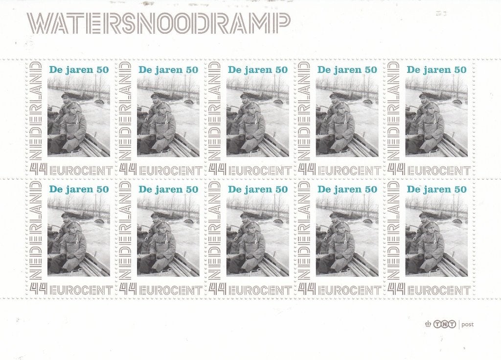 Nederland - 2008 - Watersnood 1953 -9- 2563-Aa-22 - Vel - P, Postzegels en Munten, Verzenden, Na 1940, Postfris