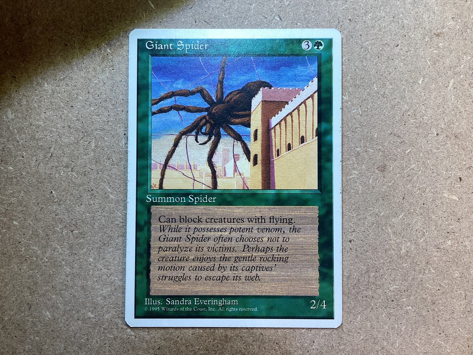 1x Giant Spider (Excellent), Ophalen of Verzenden, Zo goed als nieuw, Losse kaart