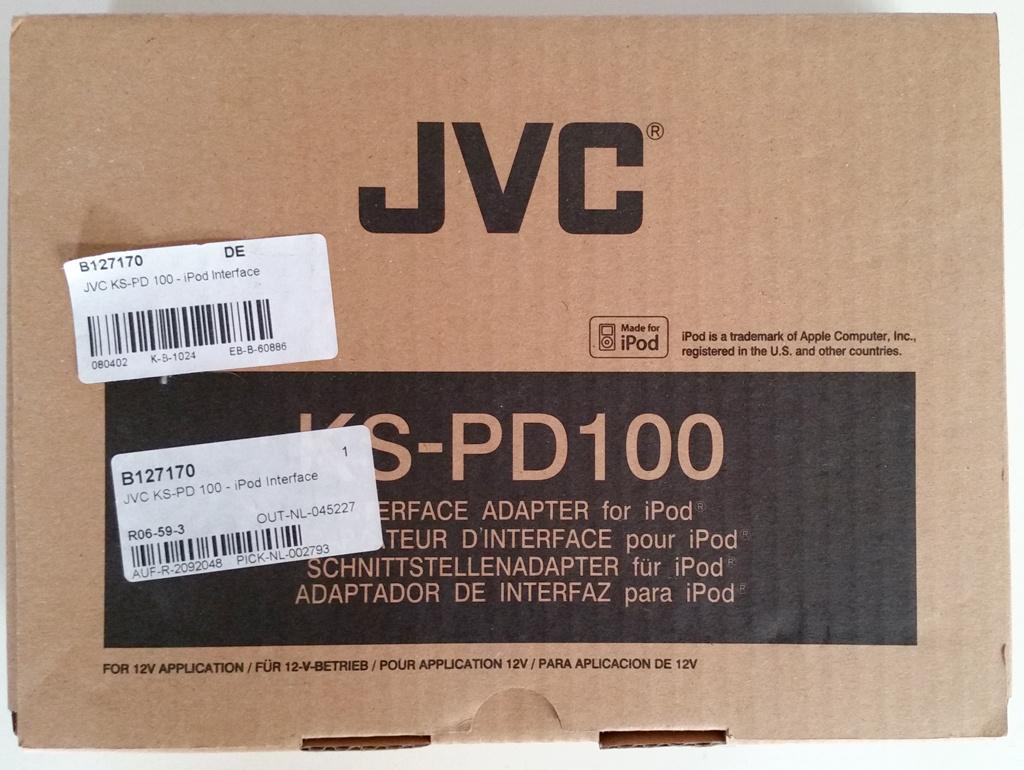 JVC Interface adapter for iPod, Ophalen of Verzenden, Nieuw