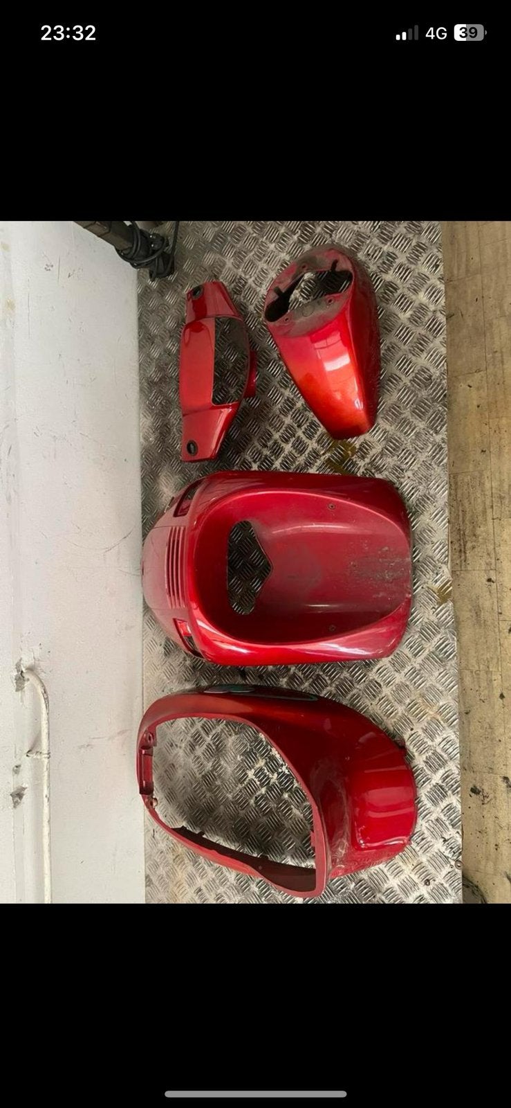 piaggio zip type kappenset, Ophalen