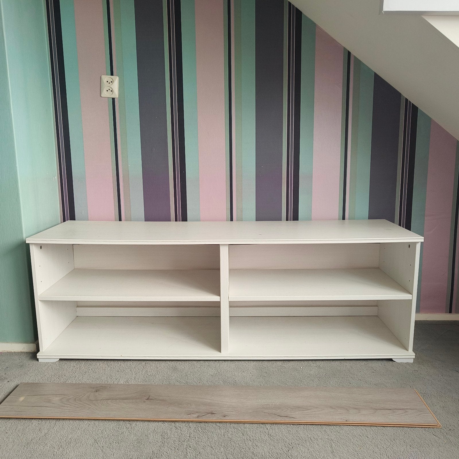 opbergmeubel wit/crème, Ophalen, 25 tot 50 cm, Minder dan 100 cm