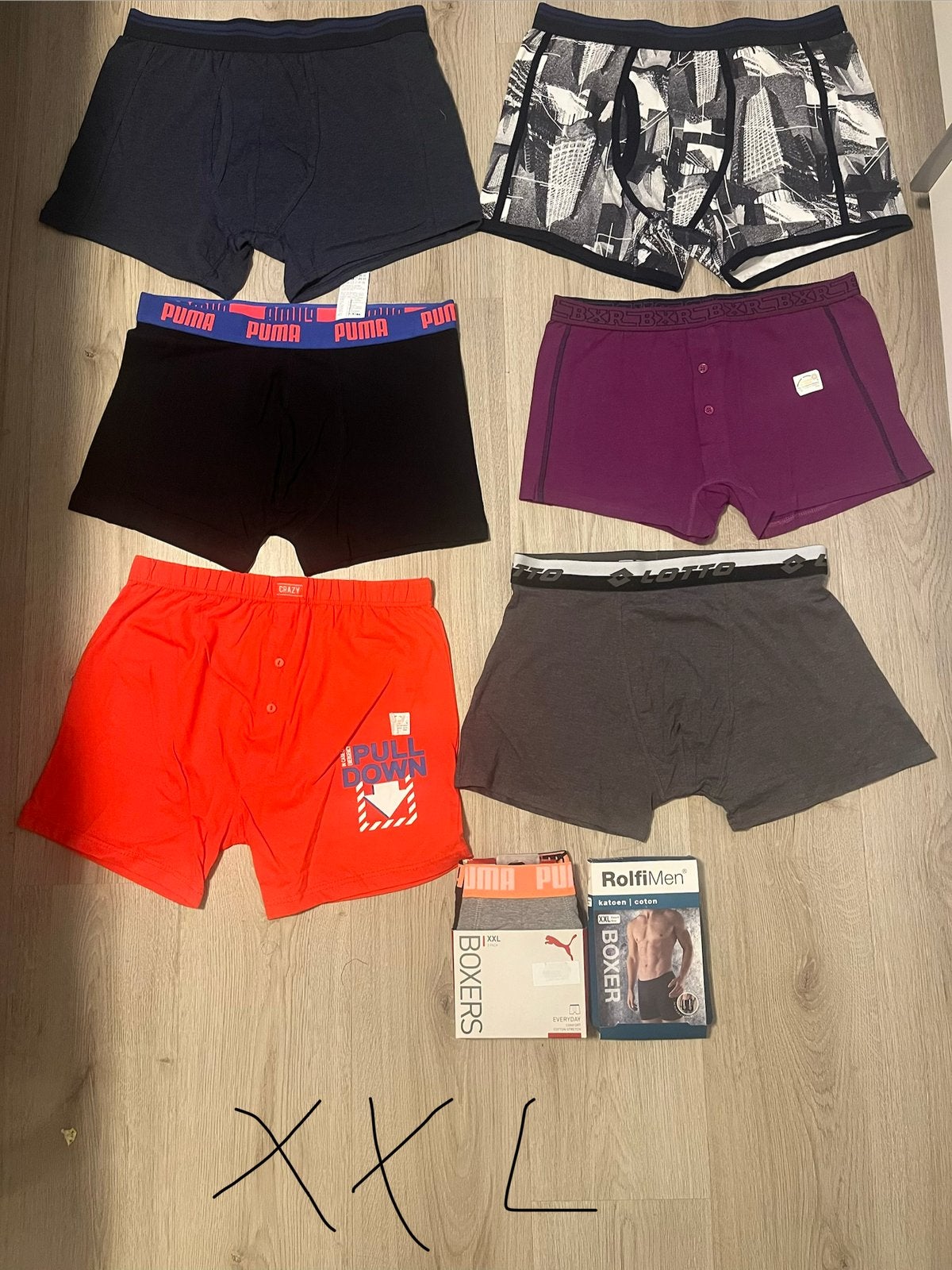 Puma rolfimen lotto enz boxer maat xxl, Ophalen of Verzenden, Zwart, Boxer