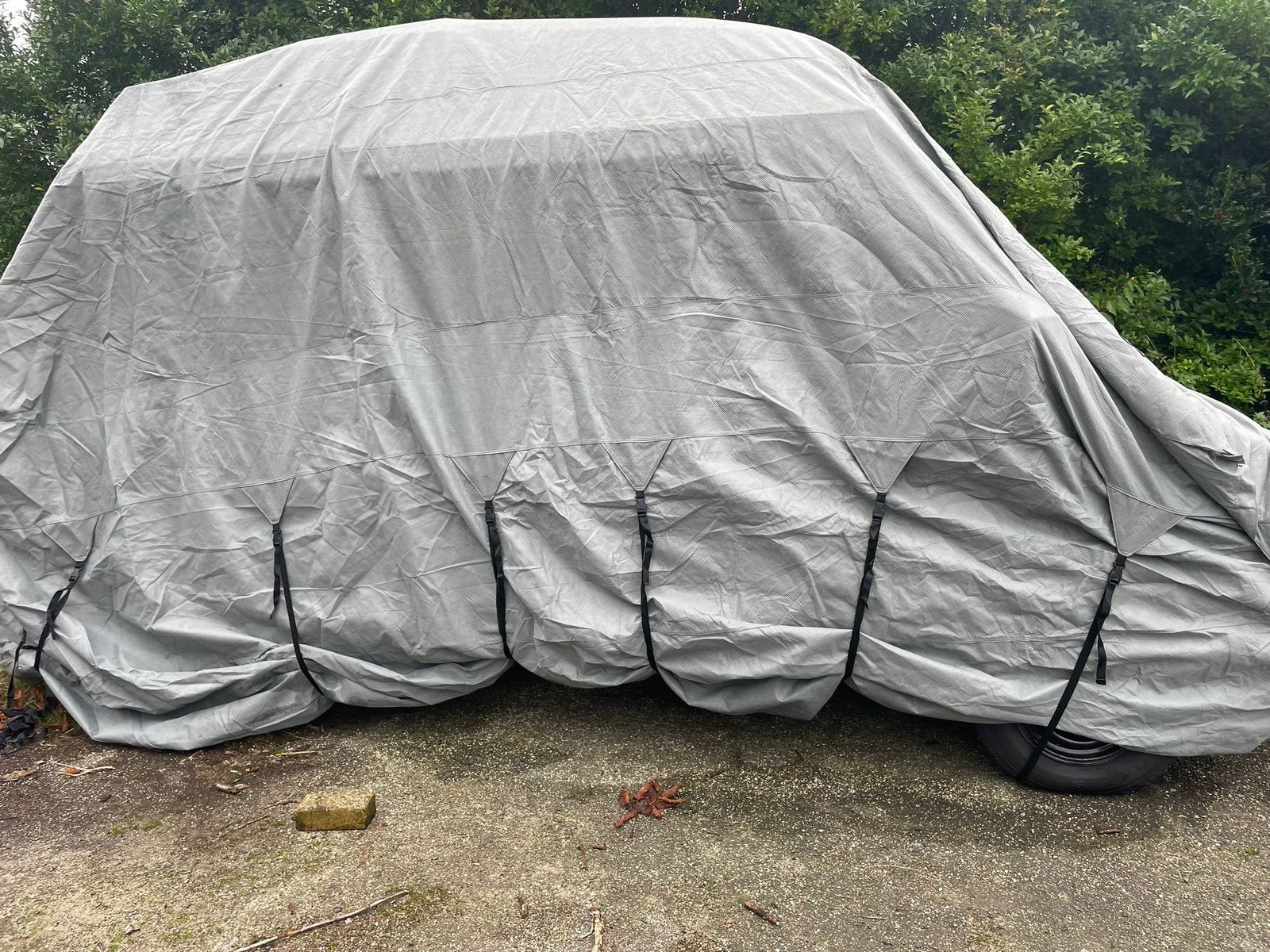 Camperhoes, Ophalen, Zo goed als nieuw