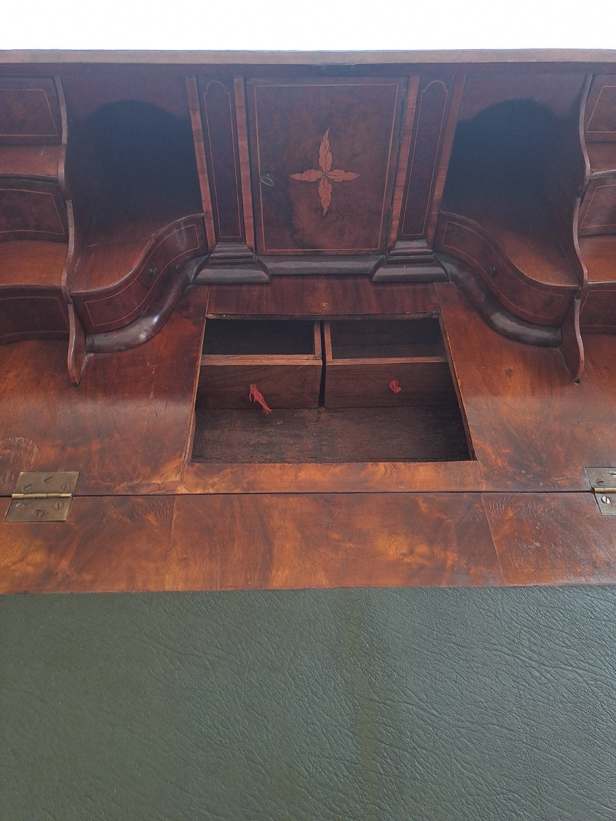 Foto 11 van Antieke Barok Secretaire Mahonie op Eikenhout ca. 1800