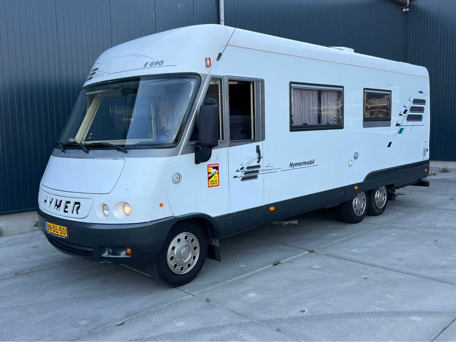 Fiat - Hymer - Hymermobil - E 690 - Integraal - tandemasser, Caravans en Kamperen, Campers, Bedrijf, Diesel, Fiat