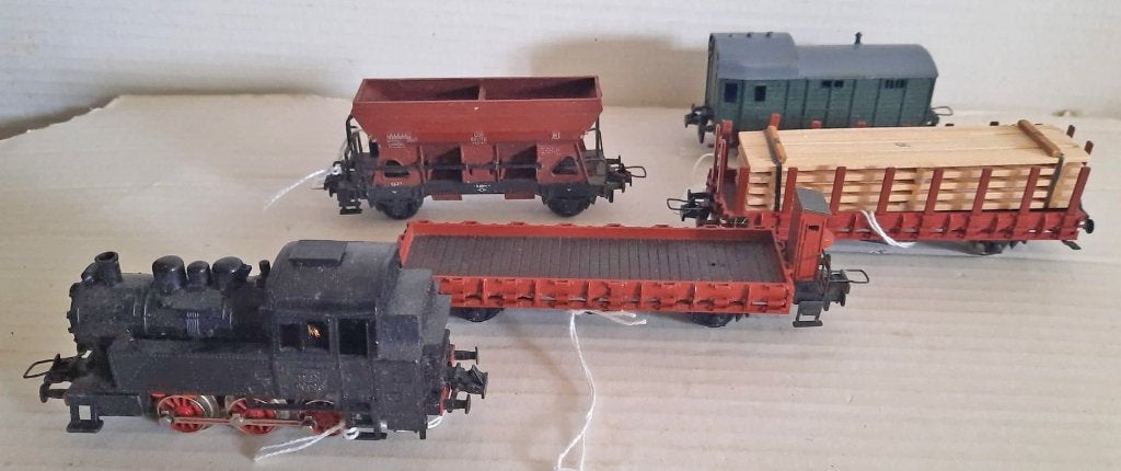 Trix Express BR 80 met sleep, Gelijkstroom of Wisselstroom, Trix, Ophalen of Verzenden, Gebruikt
