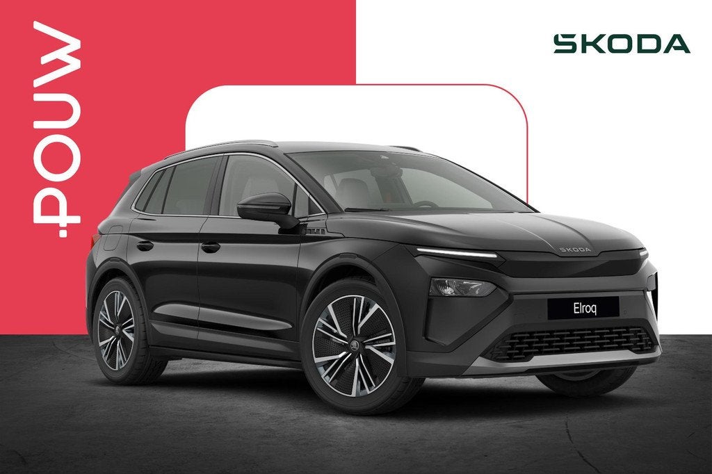 Skoda Elroq 85 286pk Business Edition | 20" Velgen | Trekhaa, Auto's, Skoda, Automaat, 12 maanden, Achterwielaandrijving, Zwart