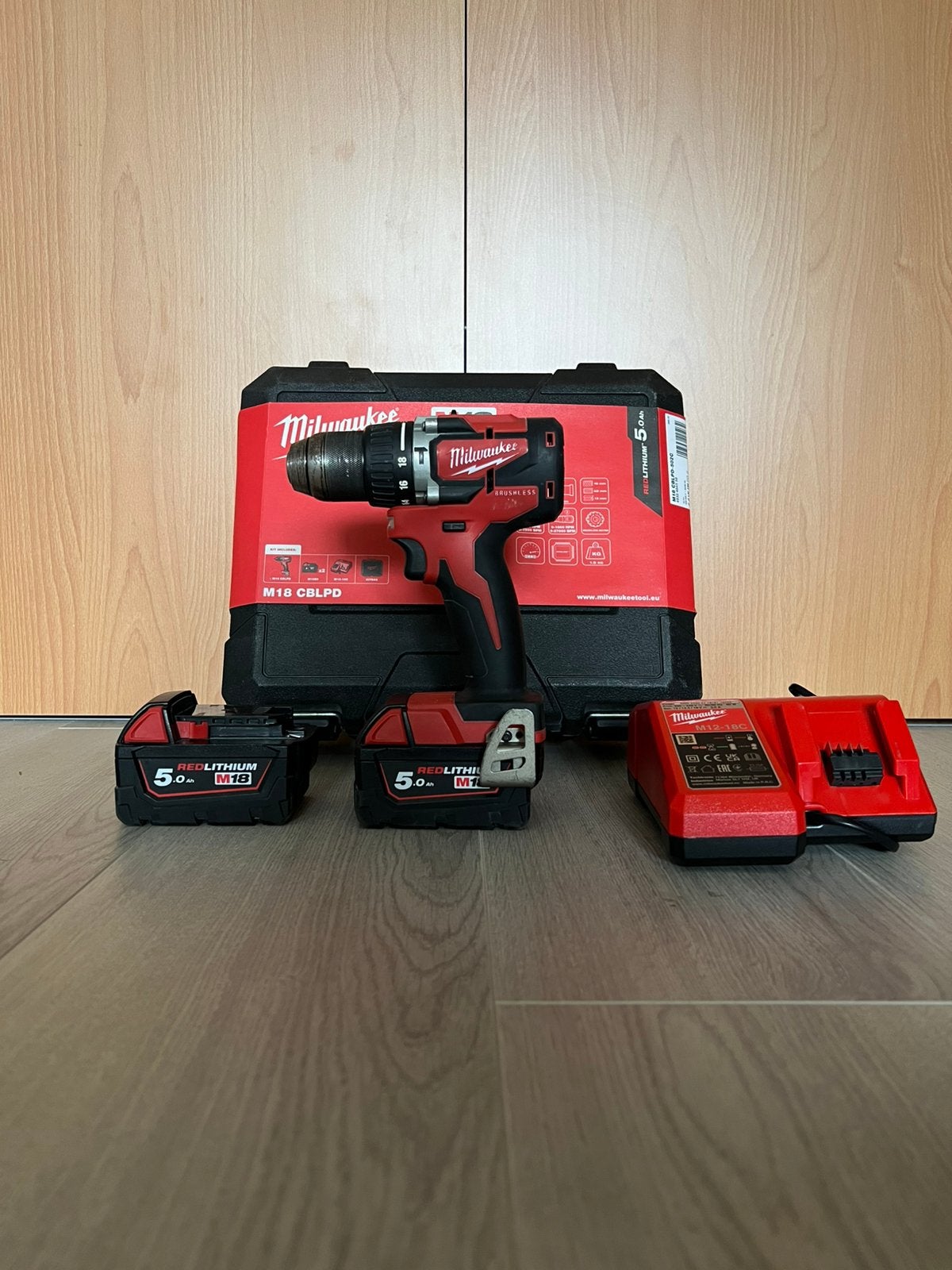 Milwaukee M18 CBLPD set., Ophalen of Verzenden, Zo goed als nieuw