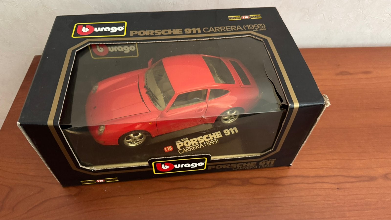 Bburago Porsche 921 Carrera 1993 1:18, Ophalen of Verzenden, Nieuw, Auto, Bburago