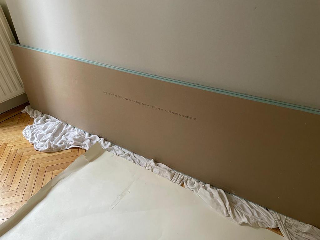 Knauf H2-gipsplaat 12.5x600mm voor badkamer, Doe-het-zelf en Verbouw, Platen en Panelen, Ophalen, Nieuw, Overige materialen, Minder dan 20 mm