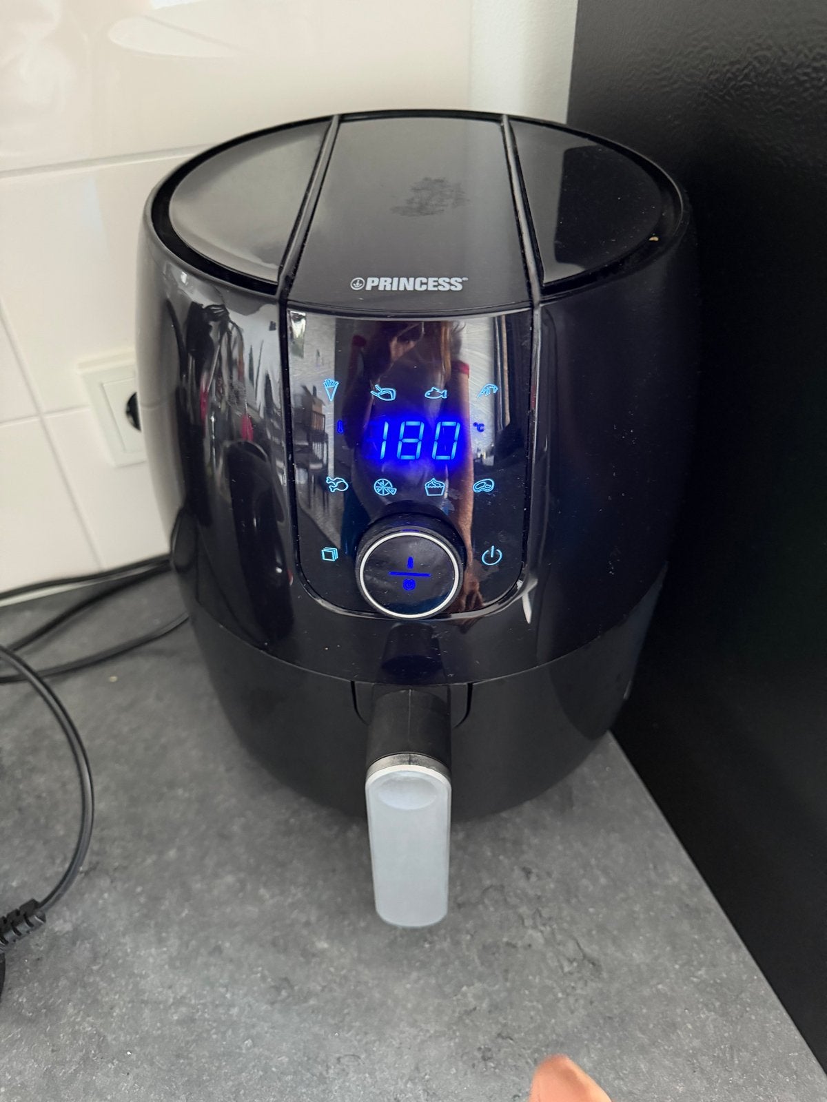 Princess Airfryer met accessoires - moet schoongemaakt worde, Ophalen of Verzenden, Gebruikt, Airfryer