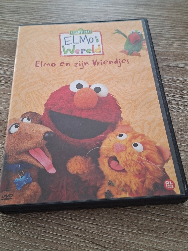 Elmo en zijn vriendjes Sesamstraat DVD, Inclusief DVD, Alle leeftijden, Overige genres, Zo goed als nieuw