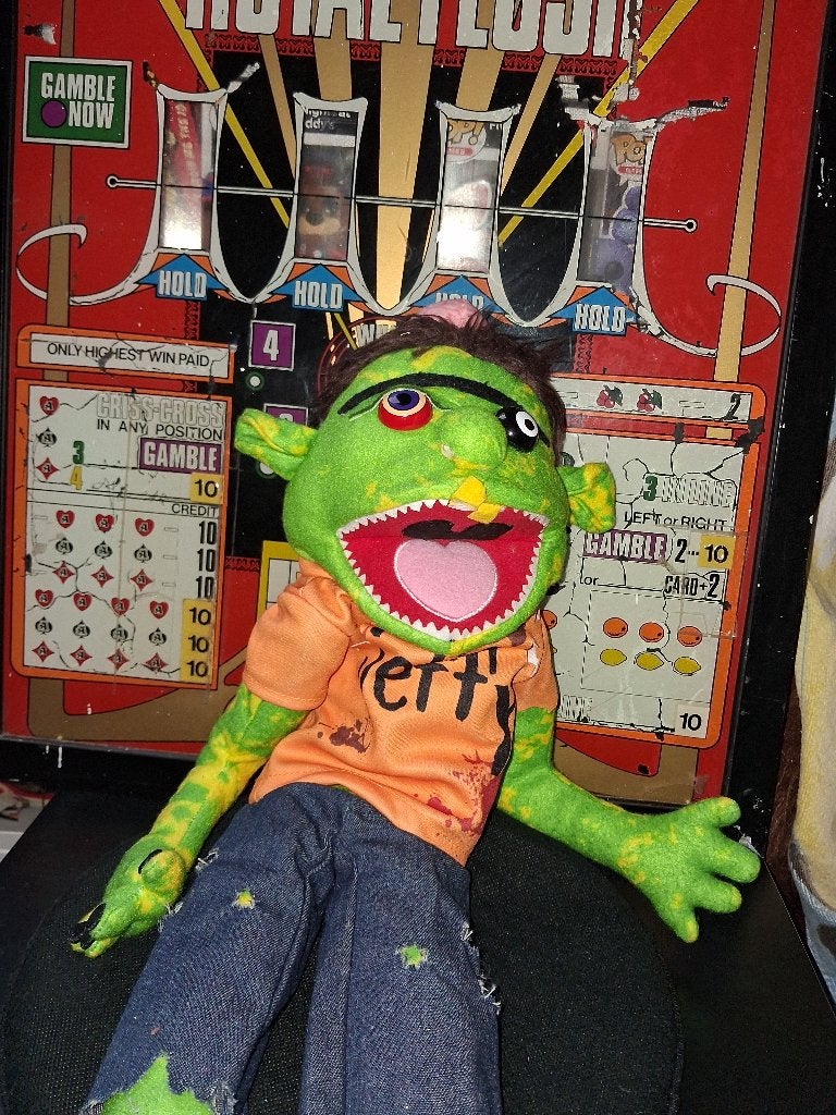 Jeffy buikspreekpop, Ophalen of Verzenden