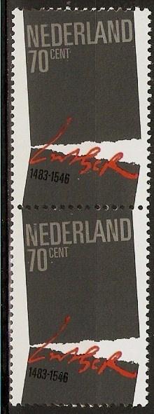 Nederland 1294 paartje v Maarten Luther., Postzegels en Munten, Verzenden, Postfris