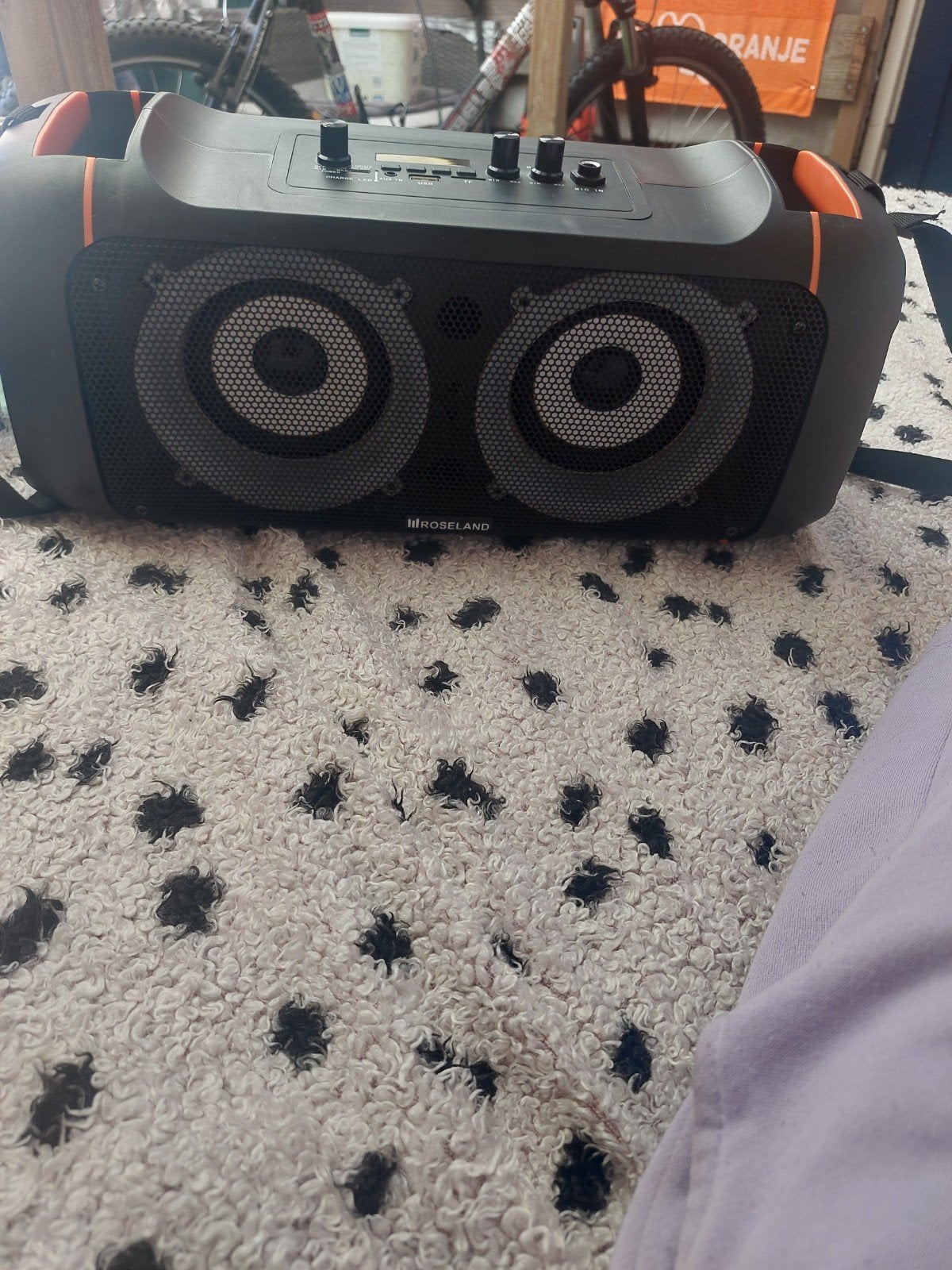 iRoseland Draagbare Bluetooth Speaker met Microfoon, Audio, Tv en Foto, Luidsprekers, Overige merken, Gebruikt, Overige typen