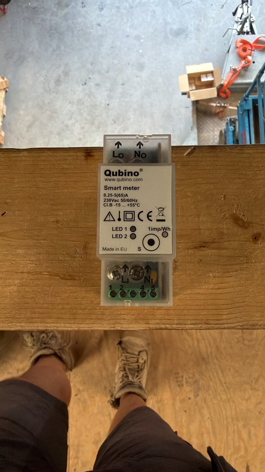 Qubino Smart Meter Z-Wave Plus (DIN-rail), Ophalen of Verzenden, Zo goed als nieuw, Overige merken, Overige typen